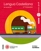 LENGUA 1oEP EN MARCHA ANDALUCIA 23 CONSTRUYENDO MUNDOS | AA,VV | 9788491329947 (Grazalema Santillana)